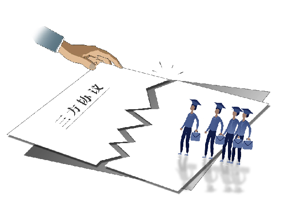企業(yè)單方毀約、變相勸退　校招生權益如何保障？